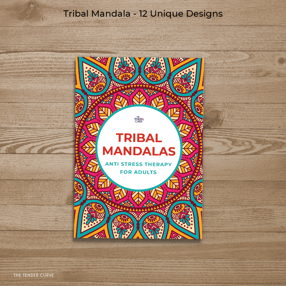 Mandala Coloring Book (Set Of 3) - The Tender Curve